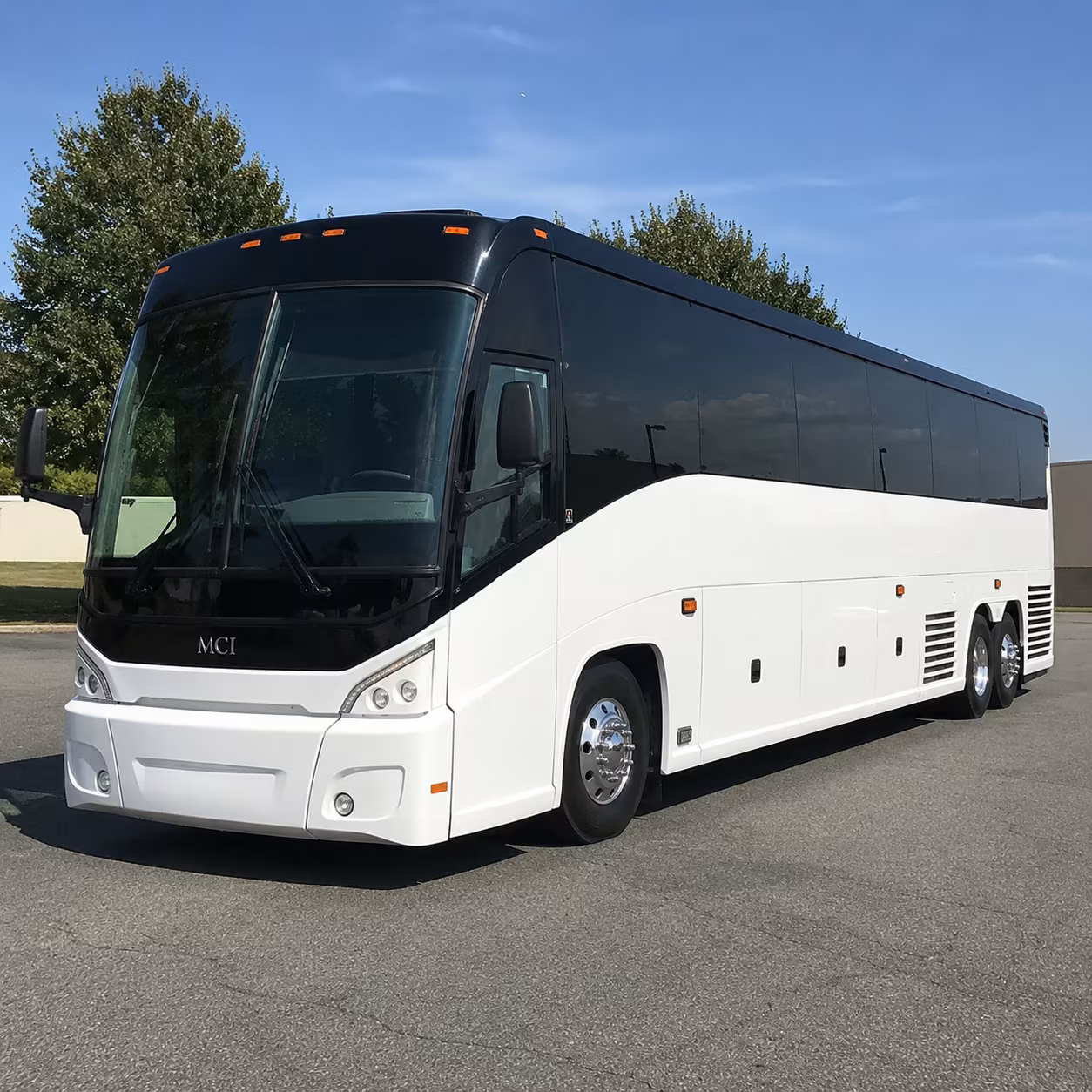 henderson charter bus services exterior