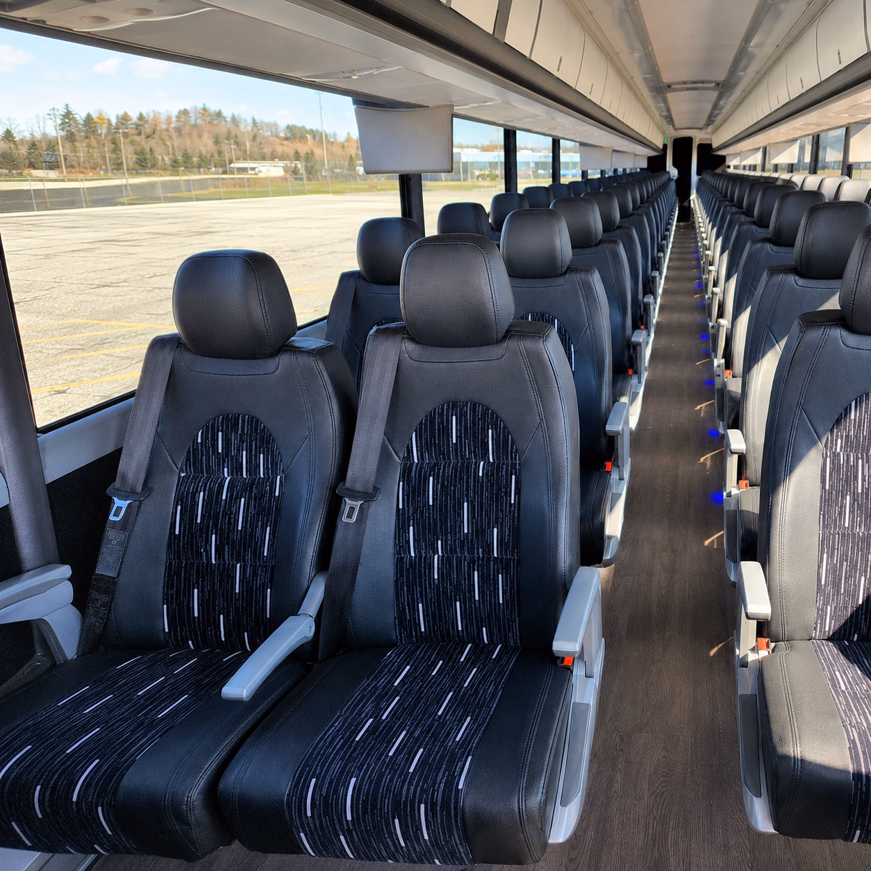 henderson charter bus services inside