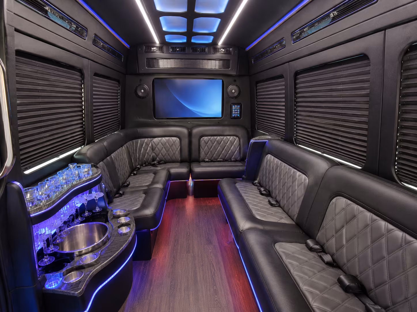 henderson party bus interior